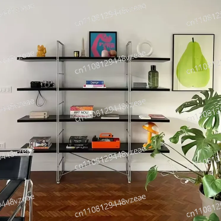 Excluding Wooden Nordic Vertical Cabinet Multi-layer Simple Storage Rack Retro Decorative Wall Display Rack Bracket Only Bracket