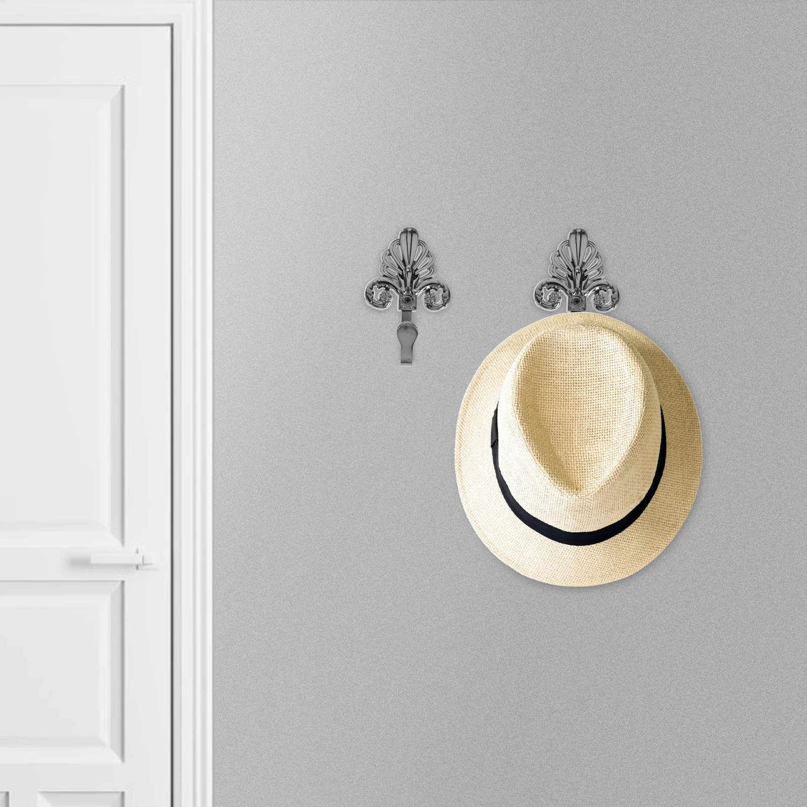 

Curtain Tieback Wall Mount Curtain Holder Drapery Holdback Zinc Alloy European Style Multi-Functional Home Decor