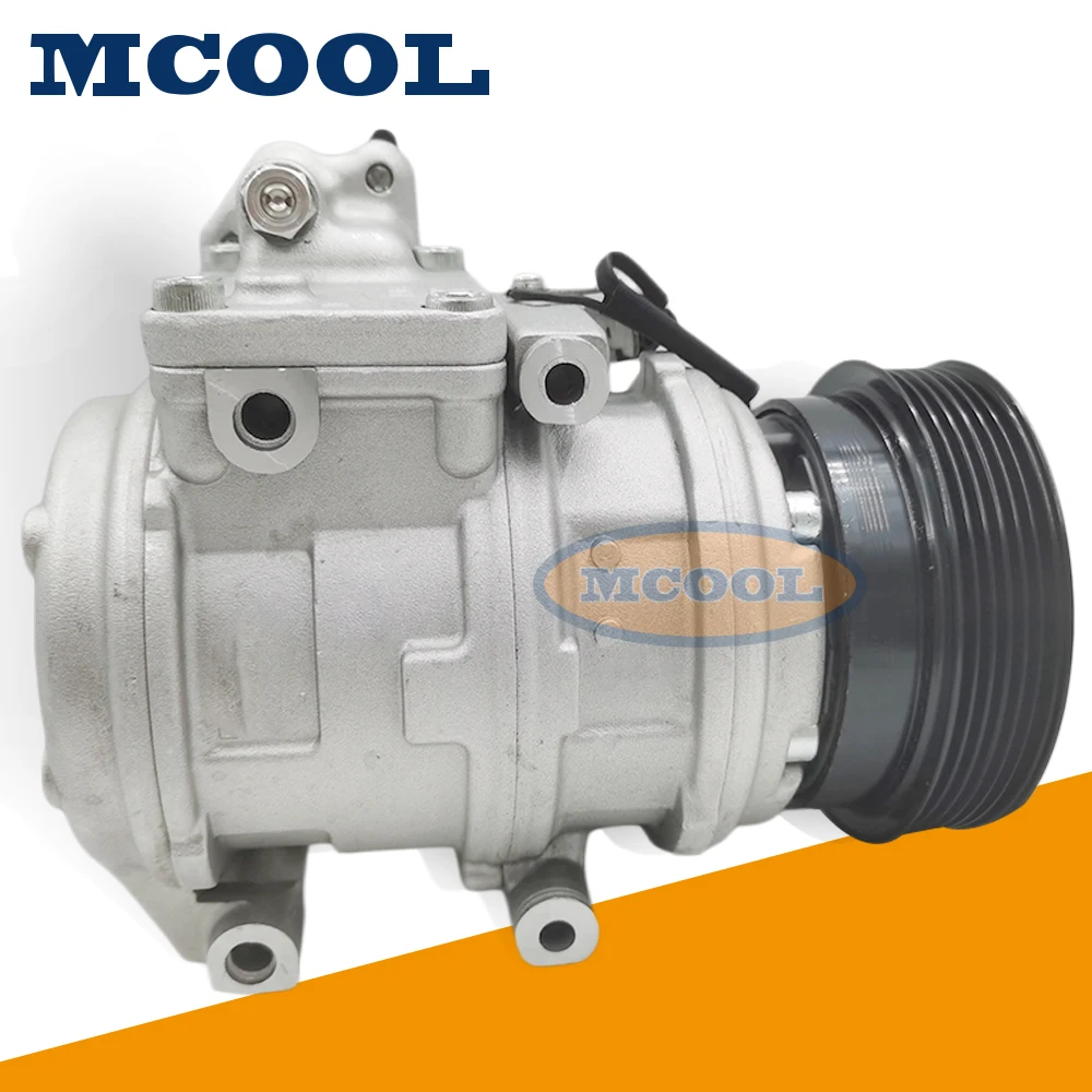 AC Compressor with Clutch For Kia Carens Rondo 2.0L 2.4L 2.7L 2006-2013 10PA17C 97701-1D100 977011D100 CO 10985C 6 Grooves