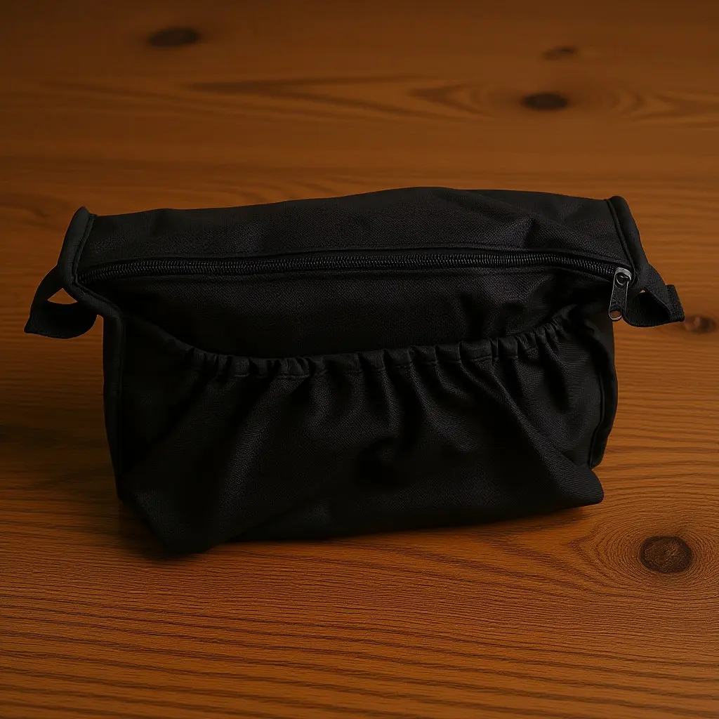 

Baby Stroller Large Capacity Storage Basket Oxford Cloth Black Pushchair Organizer Bag Hanging Diaper Storage Bag Universal