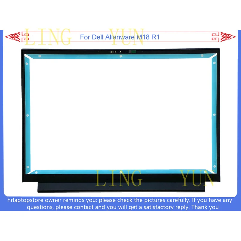 Z   New For Dell Alienware M18 R1 R2 LCD Cover 0GYWR3 / Bezel 0H05T0 / Bottom 0408T3