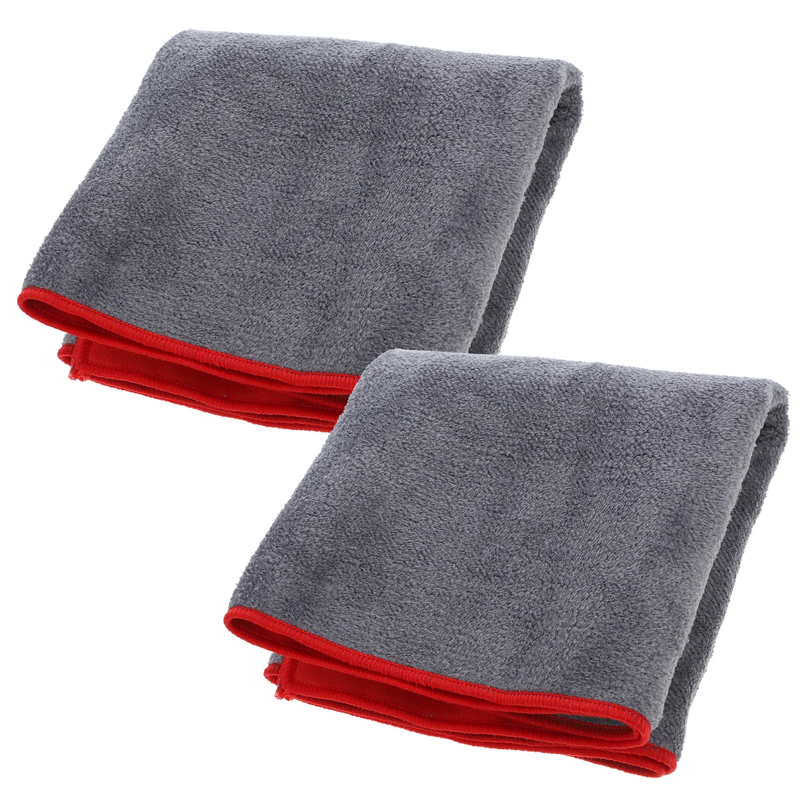 

2Pcs Car Drying Towel Super Absorbent Suede Fabric Large Size Fast Water Absorption Cleaning Cloth for Auto Wash Polish