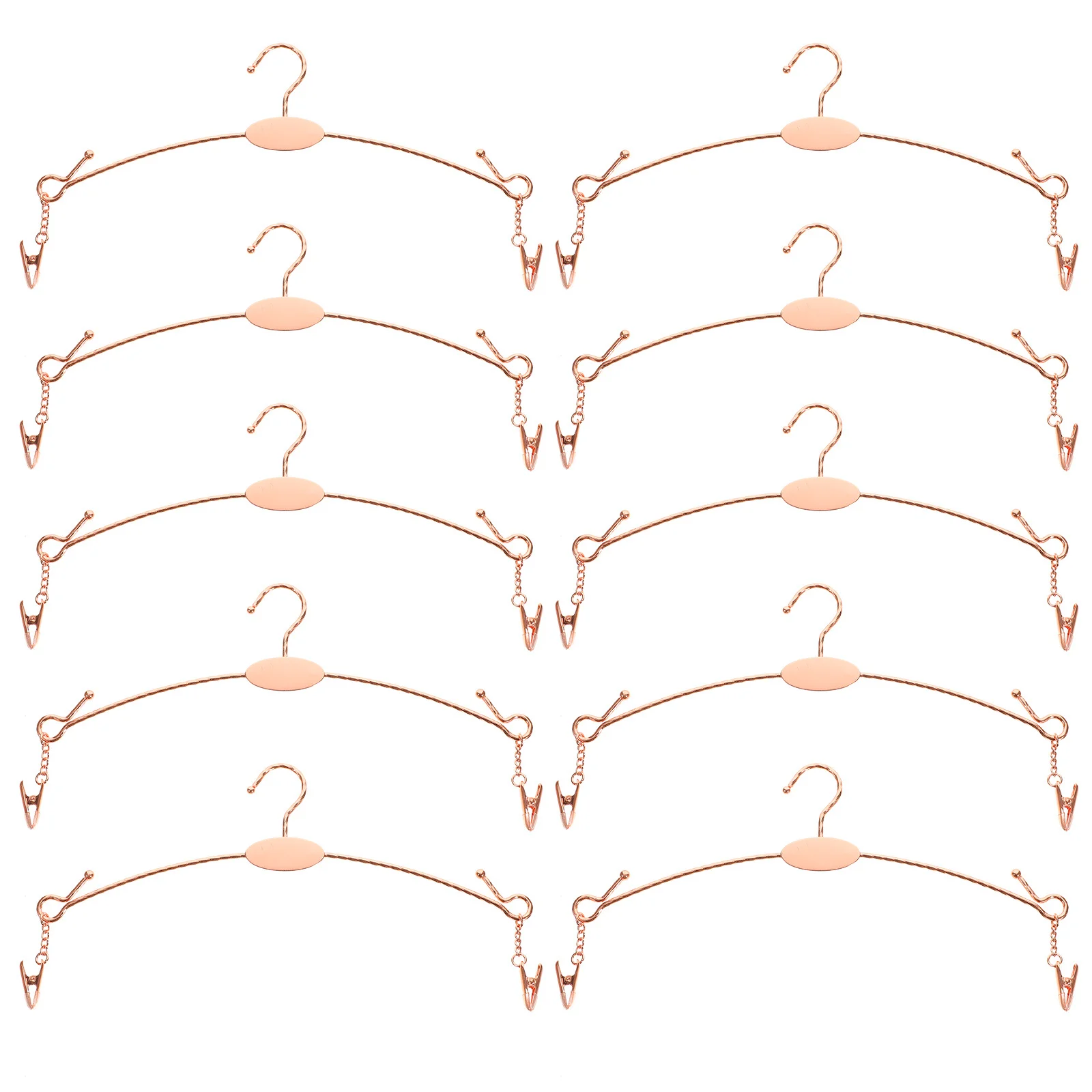10 قطعة الشماعات الملابس الداخلية الملابس الداخلية المنظم المضادة للانزلاق الصدرية ل تانك القمم اللباس الداخلي بيكيني خزانة التخزين الشماعات الحديد السروال #1