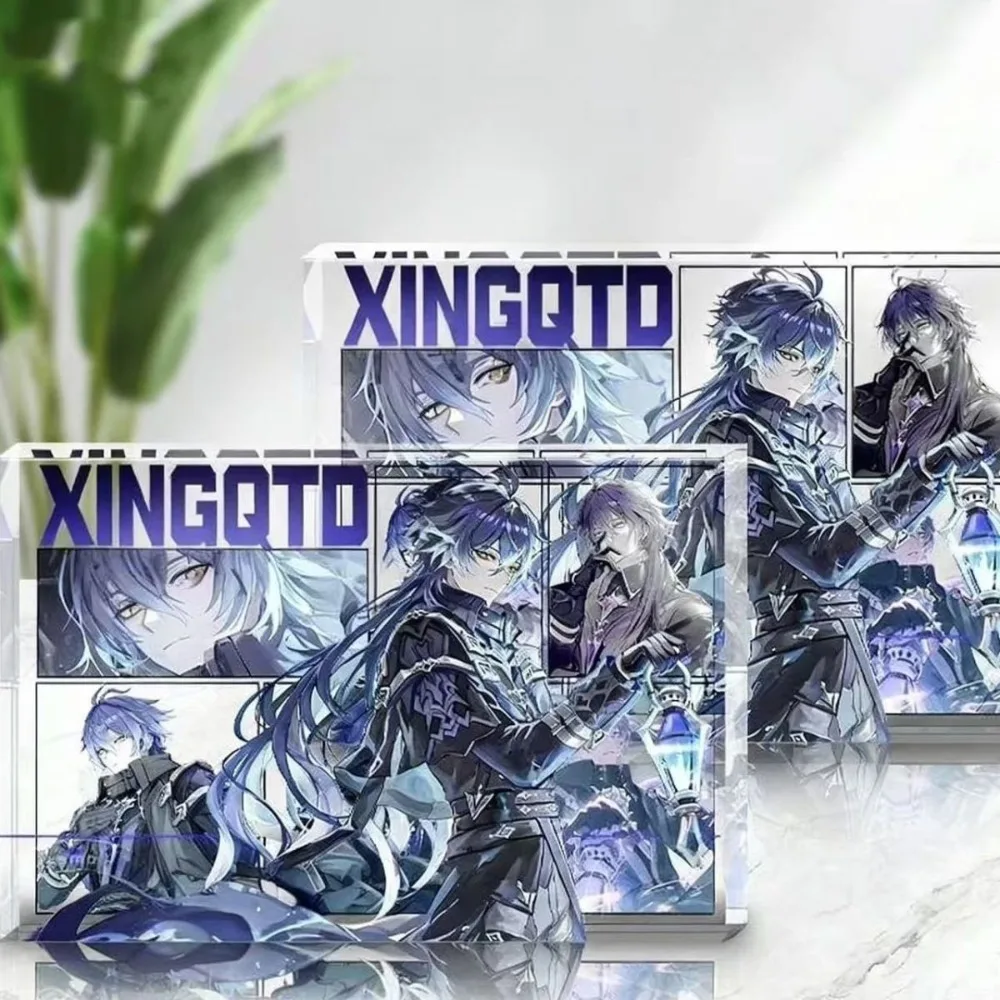 Yuanshen Game Characters Kyryll Chudomirovich Flins Acrylic Brick Brand Anime Tabletop Decoration Collection Creative Gifts
