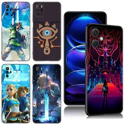 The Legend of Zeldas Black Silicone Phone Case For Xiaomi Redmi Note 10 11 11S 12 13 4G 8 9 11T Pro 5G Plus 8T 9S 10S 12S