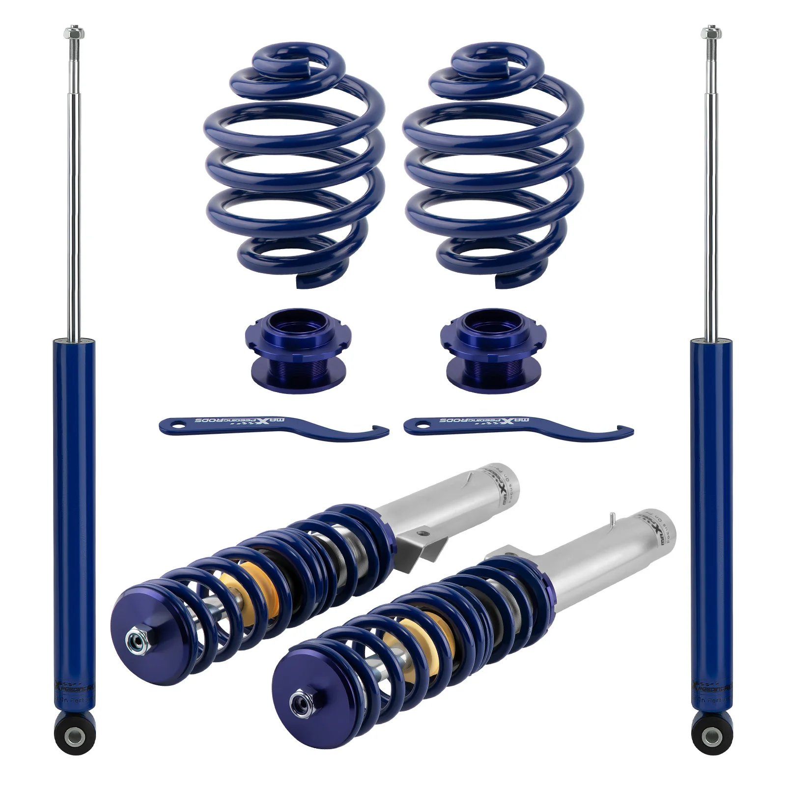 Verstelbare schroefveerophanging voor 3-serie E46 320i 325i 328i 330i 320d 330d, schroefveerkit