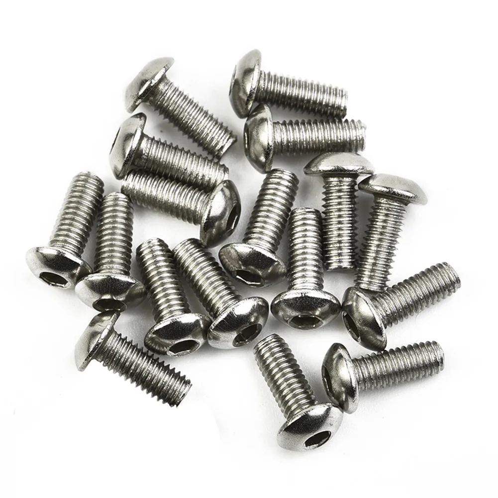 E-Scooter Bolts Tool 17pcs 3*8mm Board Bottom Bottom Board E-Bike E-bicycle Electric Scooter Steel Outdoor Screws