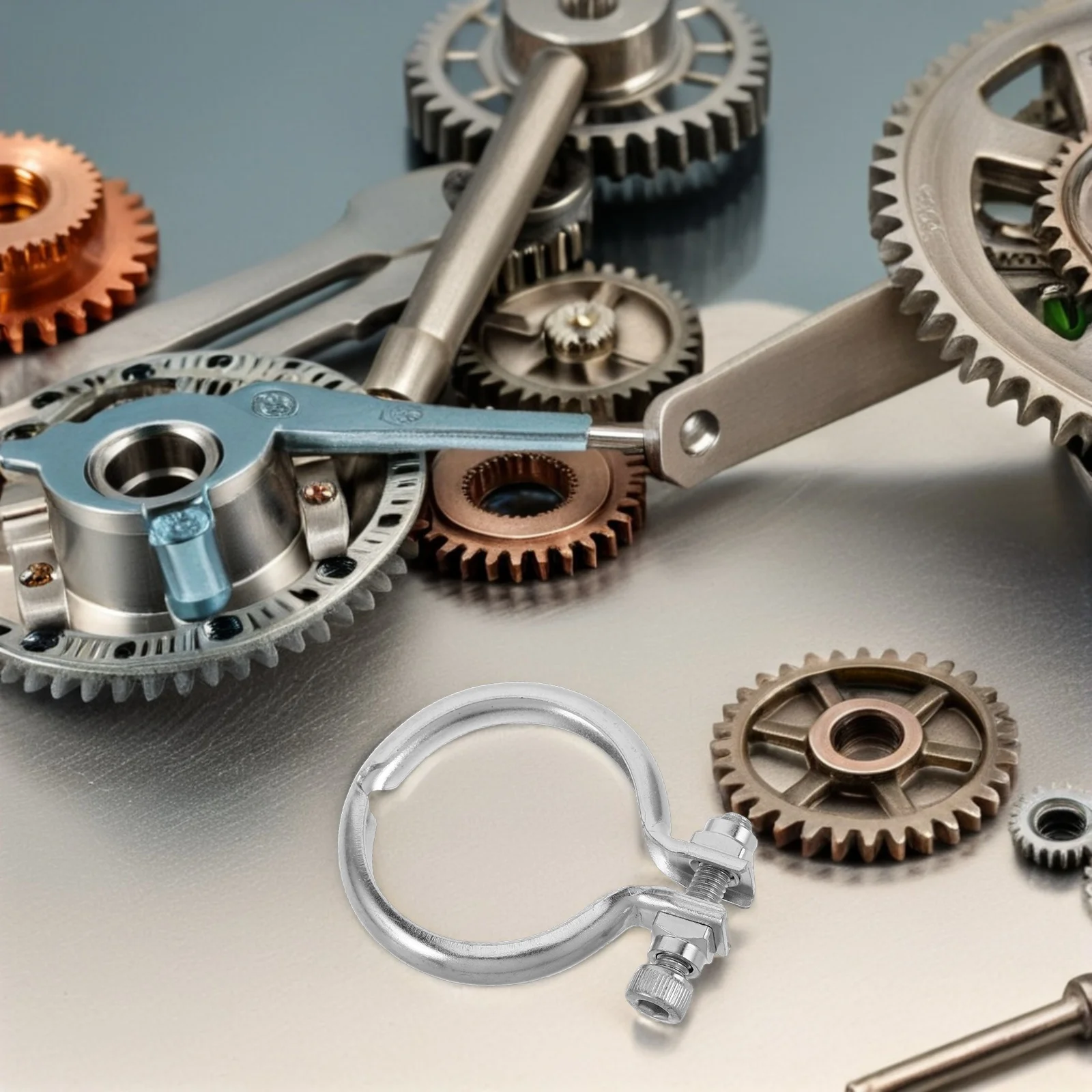 

Exhaust Tube Clamp Sealing Tightening Attachment Automotive Accessories Metal Gas Recirculation Car Parts Engine Component