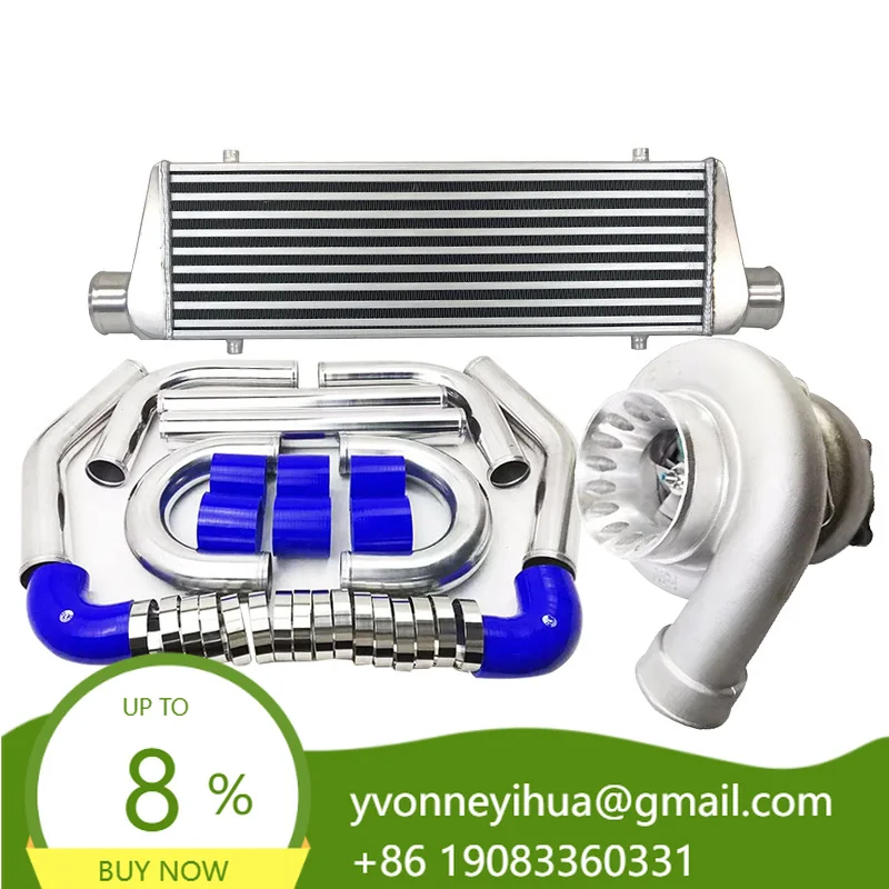 Turbo Kits GT45 T3 AR.70/63 & Intercooler & Piping Kits 2.5"