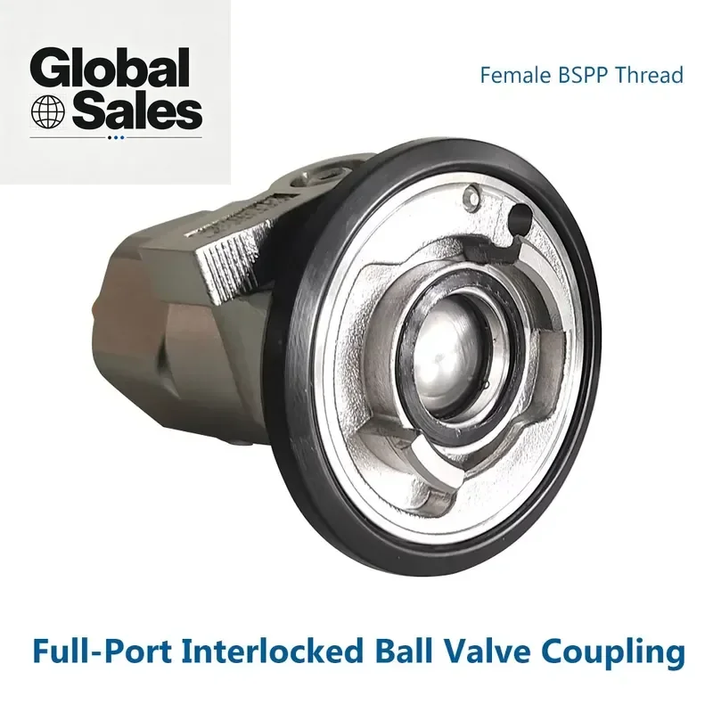 Custom NPT Full-Flow Ball Valve with Safety Interlock 304 SS Compatible Deionized Water Low Pressure 16 bar Made in China