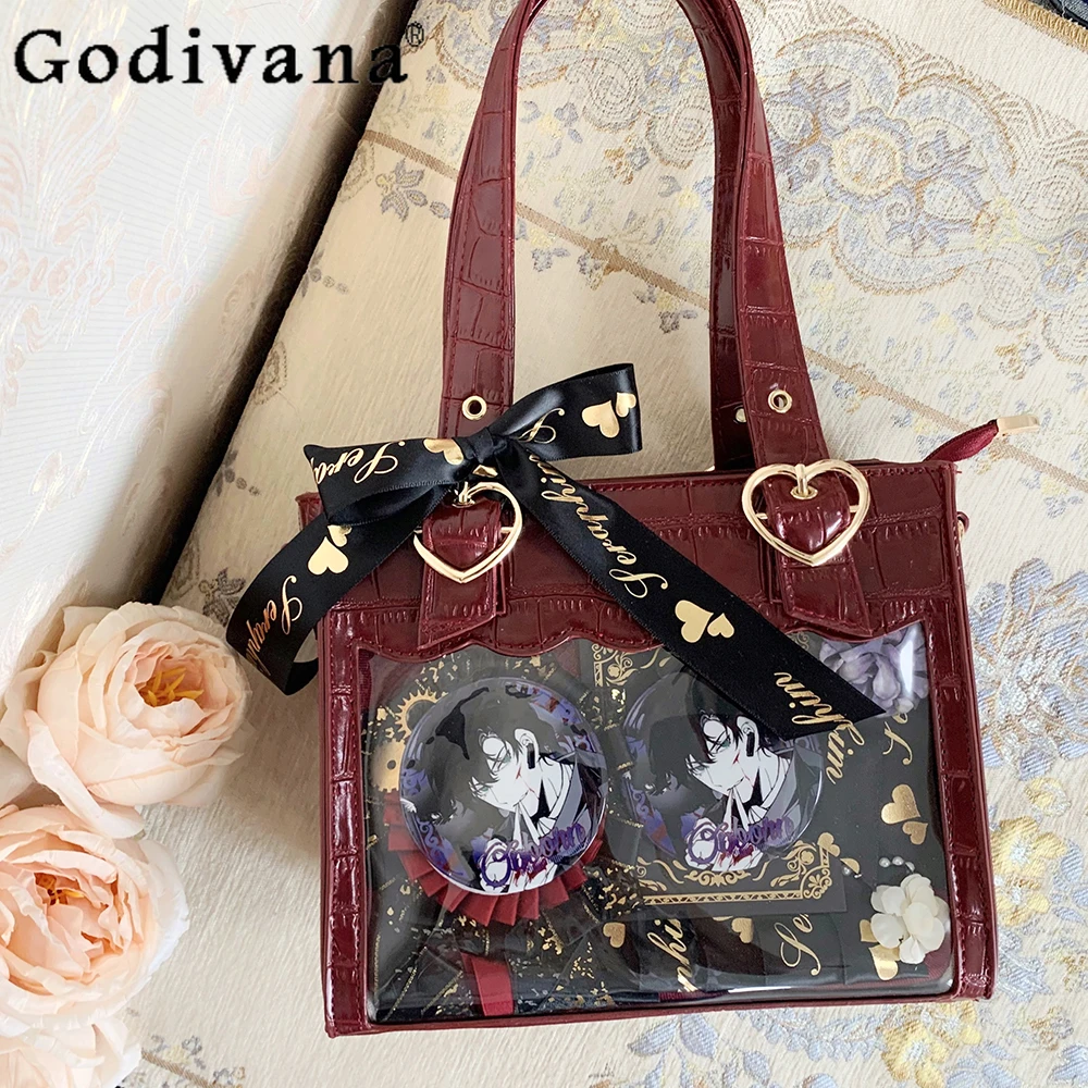 

Two-dimensional Japanese Original Lolita Lace Pain Bag Jk Uniform Sweet Girl Large Capacity Versatile Shoulder Bag