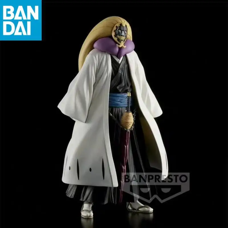 Genuino Bandai Namco Banpresto Bleach Solid and Souls guerra de sangre de mil años Kurotsuchi Mayuri figura de Pvc modelo de Anime en Stock
