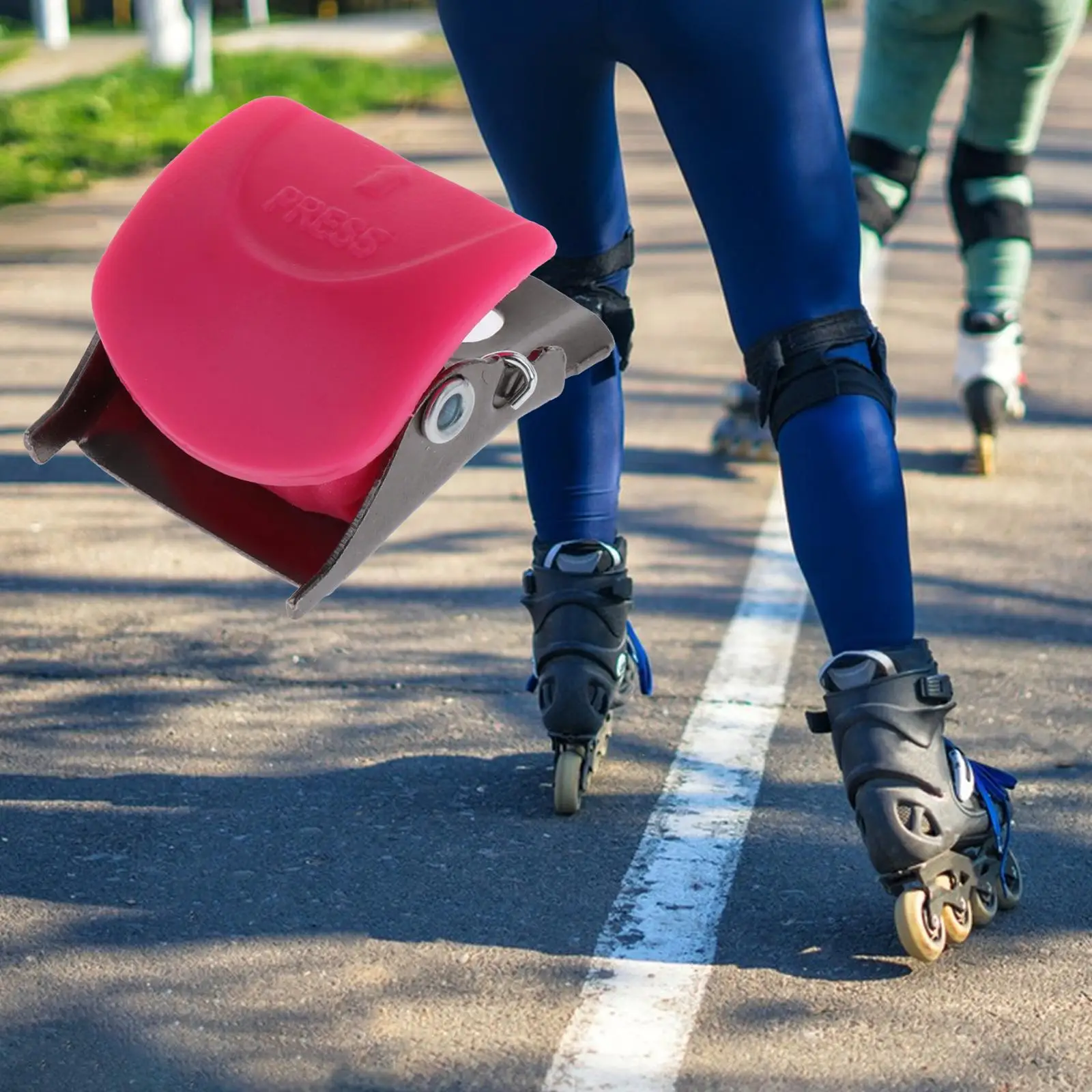 Correas de zapatos de patinaje Premium, abrazadera, piezas de reparación, Clip de cinturón, hebilla de correa para patines de ruedas, 2 unidades