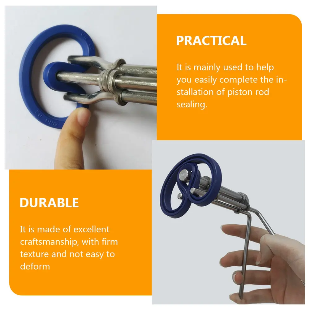 

1Pcs Shaft Hole Seal Tool Hydraulic Cylinder Piston Rod Oil Seal Installation U-Cup Bucket Twisting Rod Firm Texture No
