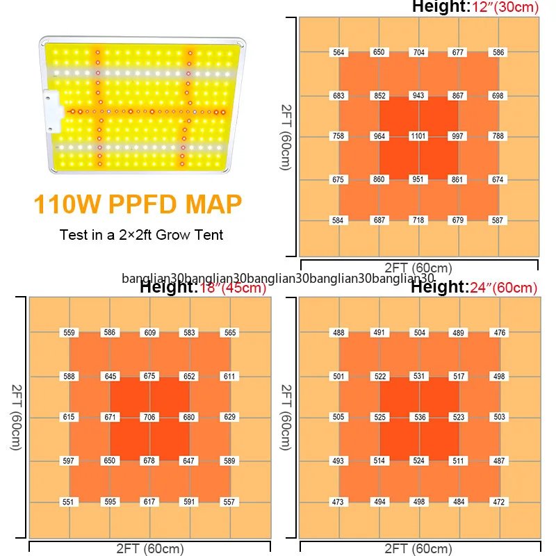 LED نبات ملء الضوء 100 واط 200 واط جديد الكم مجلس نمو النبات ضوء خيمة