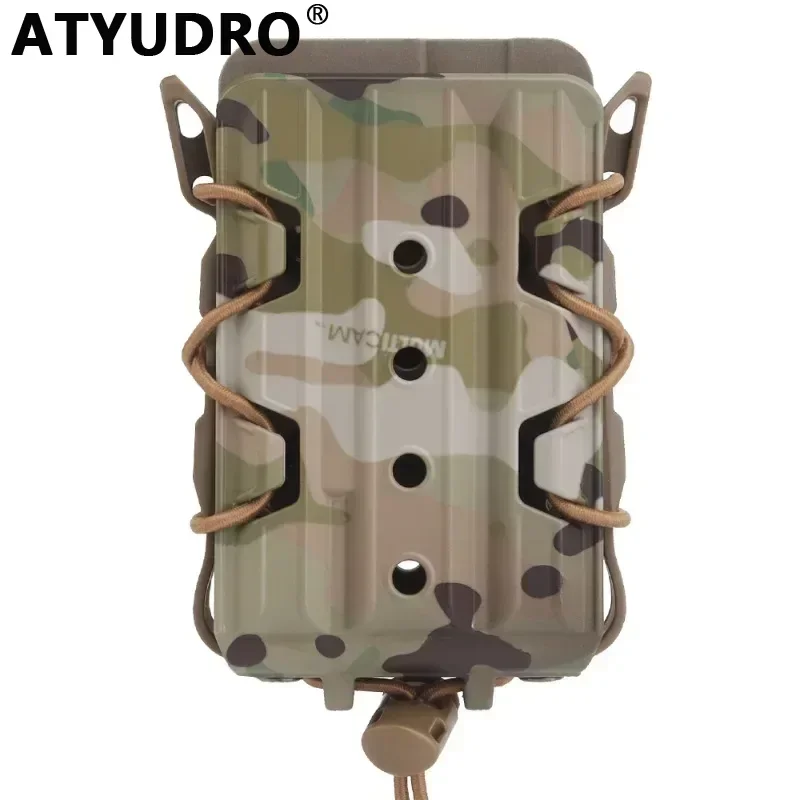 ATYUDRO 5.56/7.62mm Magazine Pouch Hunting Waist Bag All Terrain Rifle Mag CS Wargame Holster Molle System Shooting Accessories