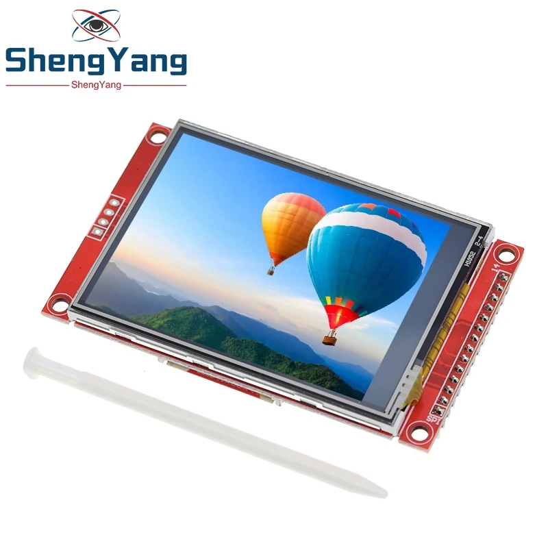 

240x320 2.8" SPI TFT LCD Touch Panel Serial Port Module With PBC ILI9341 / ST7789V 2.8 Inch SPI Serial Display With Touch Pen