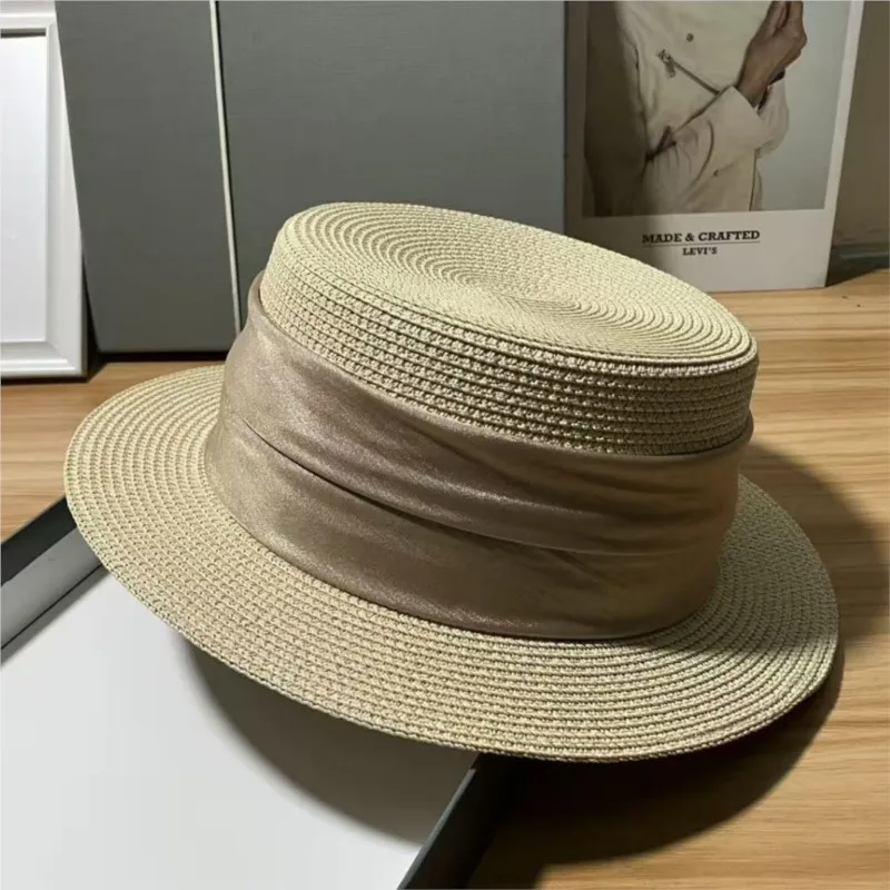 New sun-protective hat flat-top women's sunshade top