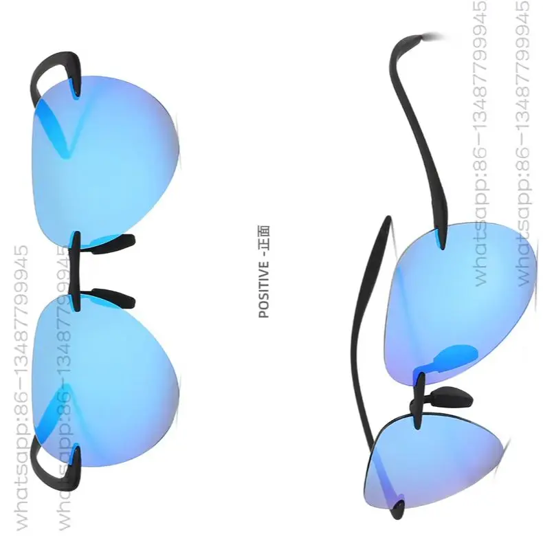 

2026 frameless TR90 sunglasses UV protective glasses ultra light driving fishing glasses