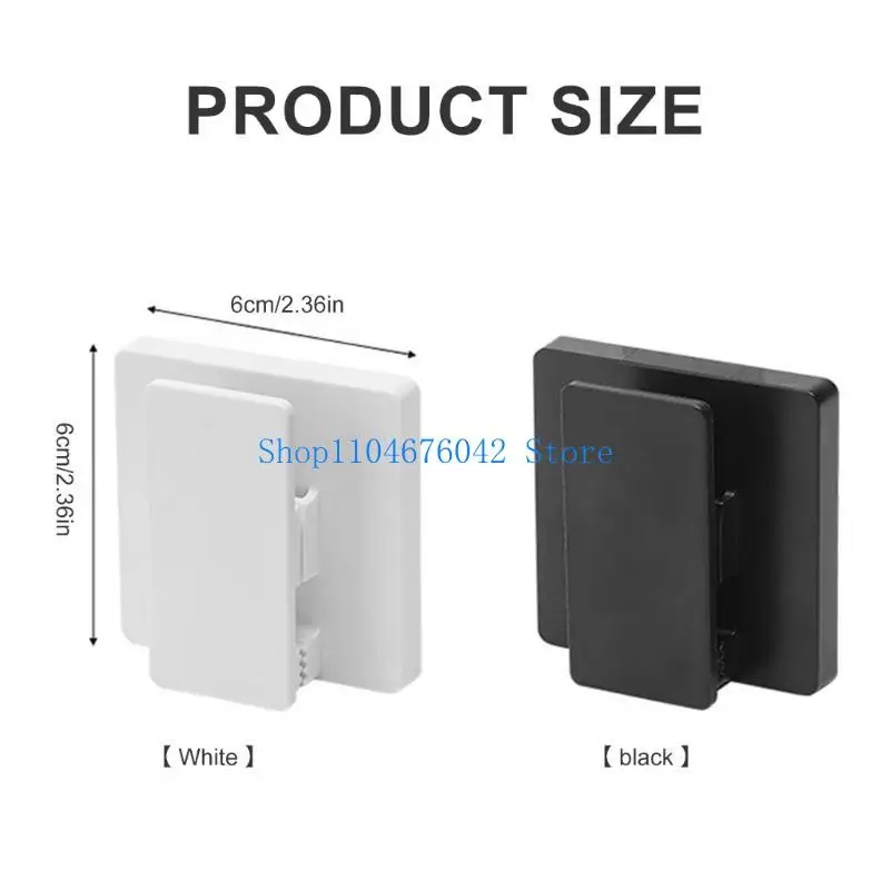 5asd Moisture Resistant Bathroom Storage Clip Wall Mounted Facials Cleanser Hanger Easy Installation Toothpaste Rack