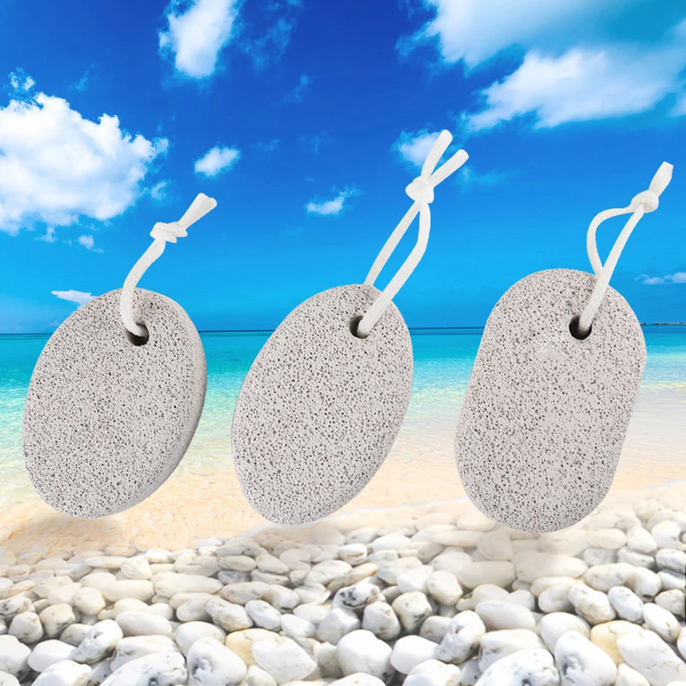 

3pcs Pumice Remover File Natural Scrubber Foot Pedicure Tools Exfoliating Feet Rasp Foot Callus Remover Care Tool