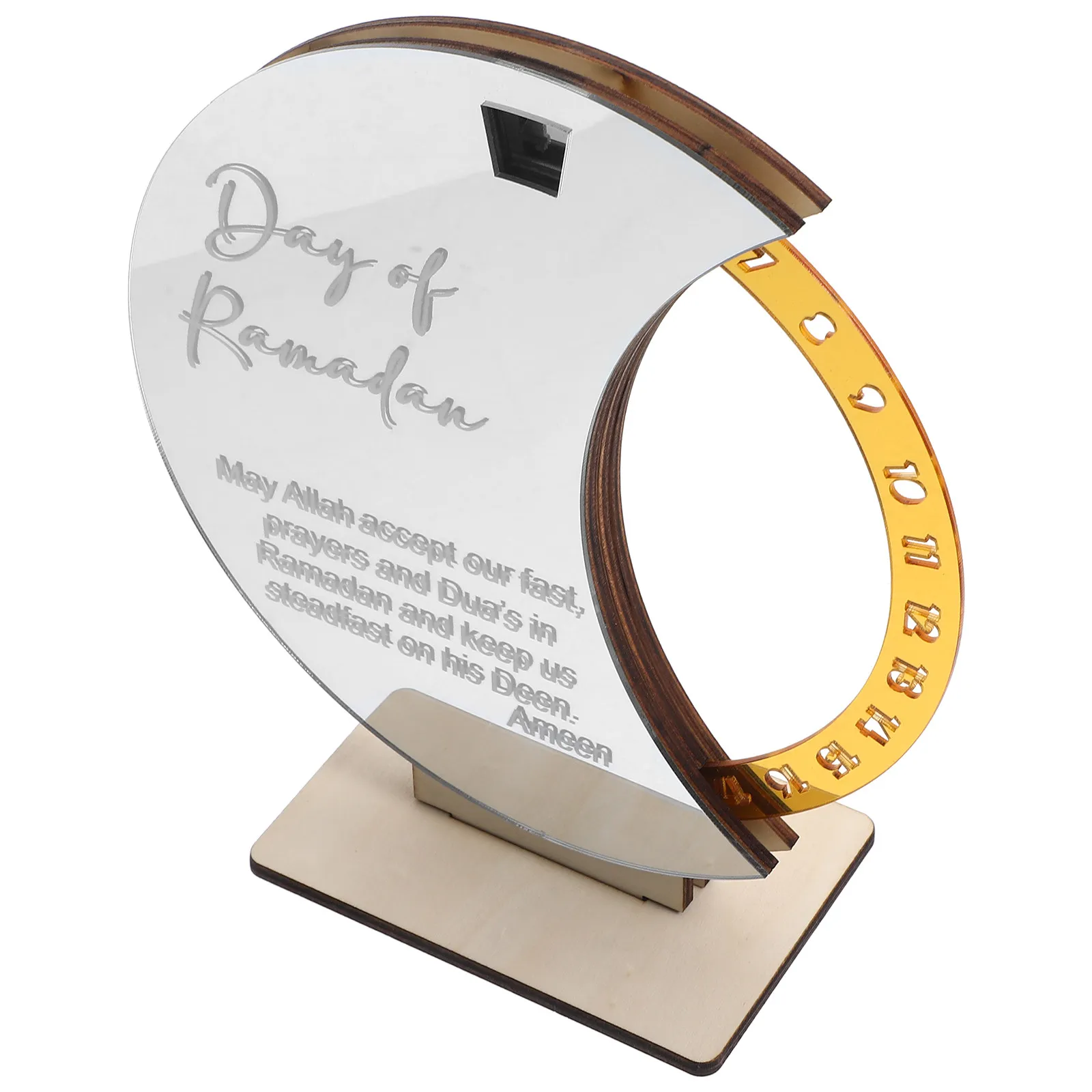 

Countdown Ramadan Gift Calendar Calendar Rotating Desktop Decoration Ramadan Eid Festival Office Home Decor Organizer