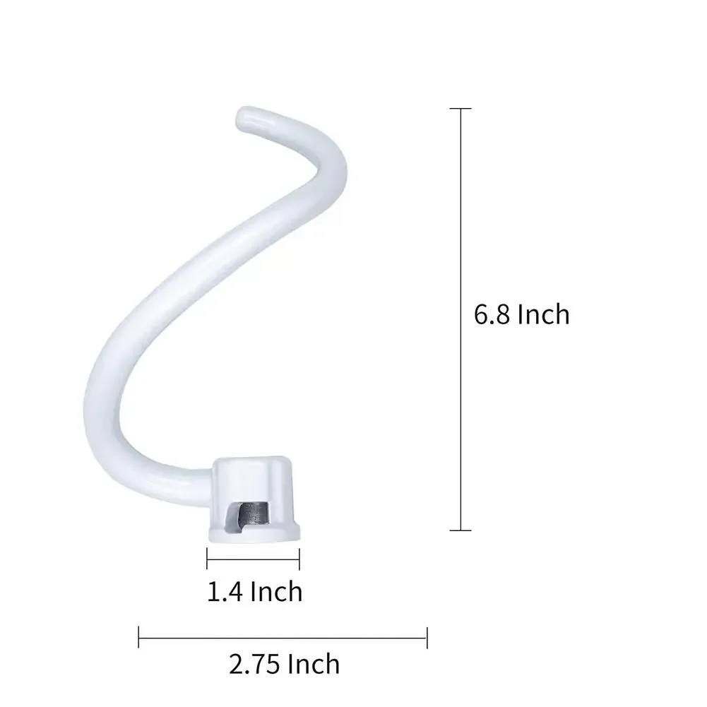 KitchenAid Kitchen Dough Hook, KV25G0X/KP26M1X Vertical Mixer Spiral Stirring Hook