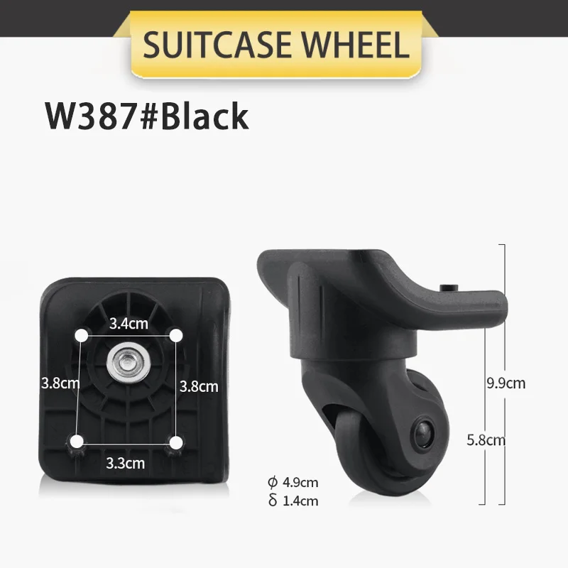 Suitable for Samsonite Wheel  076 Luggage Accessories Repair And Replacement Roller Silent Suitcase Wheel Luggage Carrying Wheel