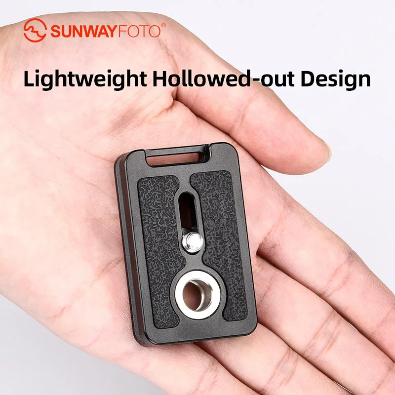 SUNWAYFOTO SP-60QB Arca Swiss Quick Release Plate Camera QR Plate with QD Sling Mount SP-60QB