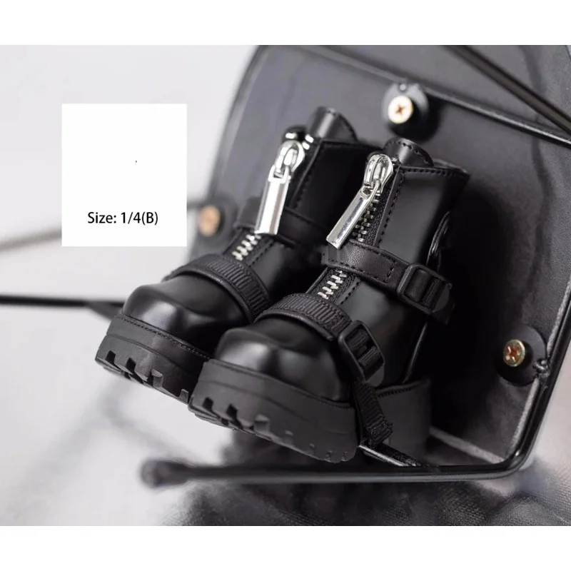 

1/4 size bjd doll shoes Retro rock hard sexy style motorized leather boots