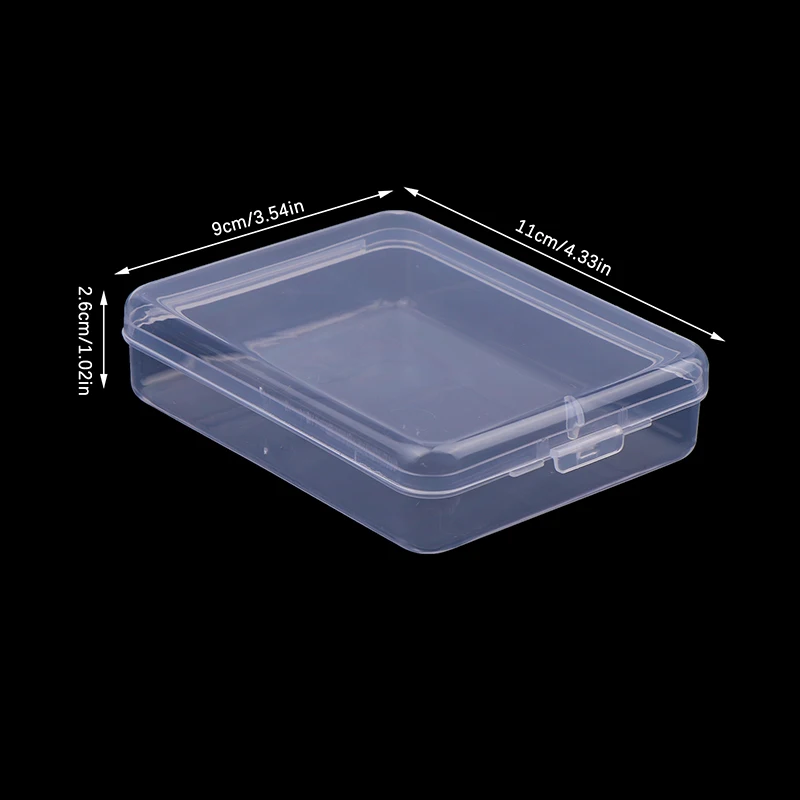 Transparent Ins Photocard Holder Plastic Storage Box Flip Storage Box Classification Small Card Organizer Storage Case