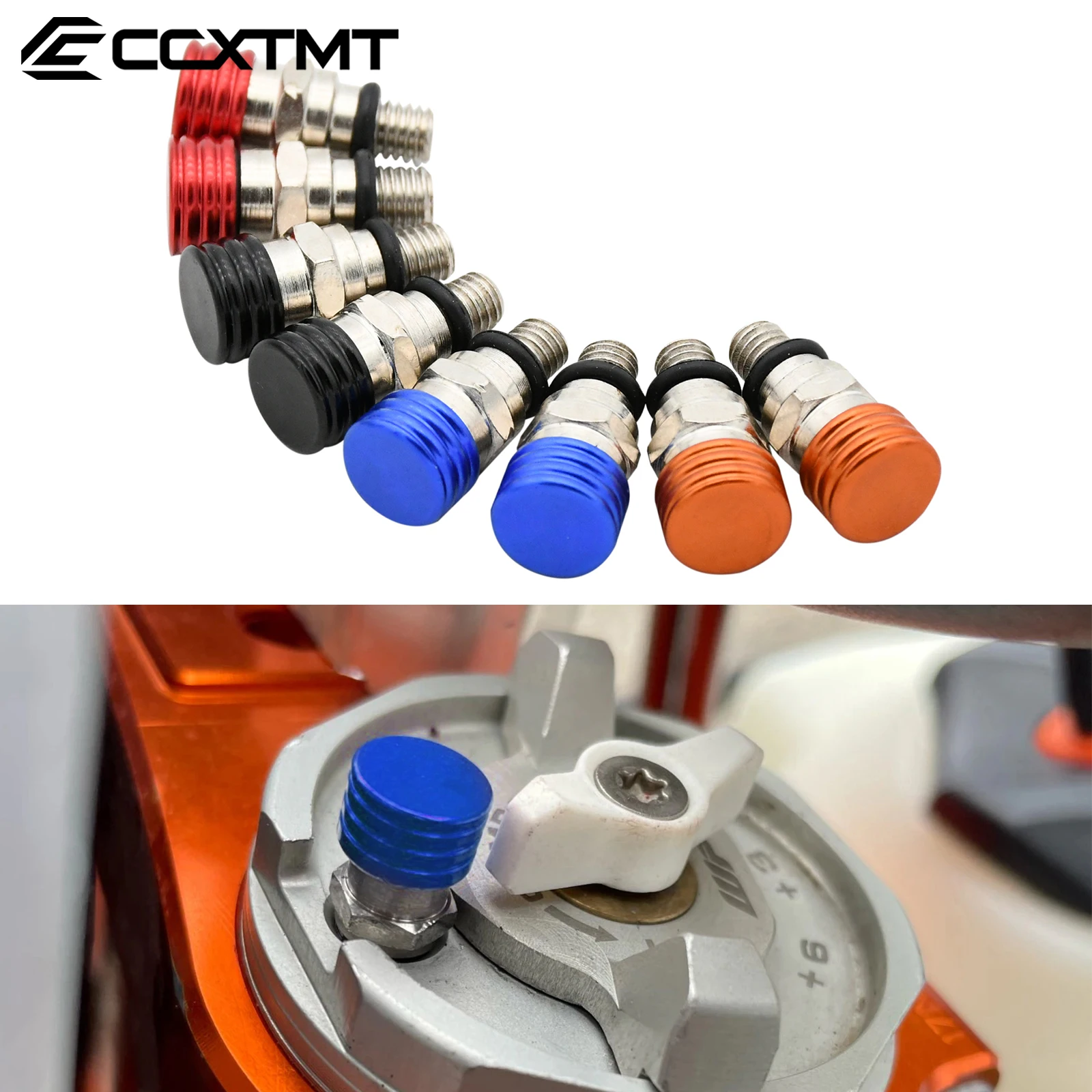 M5x0.8 Aluminum Fork Air Bleeder Valve For Honda Kawasaki Yamaha Suzuki 60 65 80 85 125 250 300 350 400 450 500 650 1989-2015