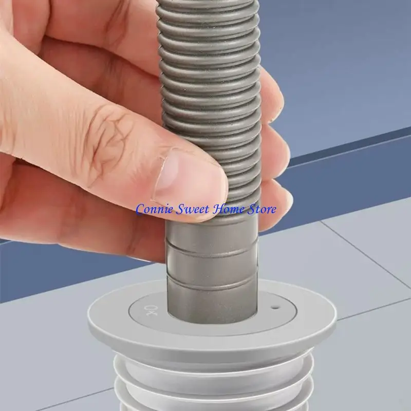LXAF Washer Drain Hose Seal Plug Floor Drain Plug Sewer Pipe Seal Rings Sealing Cover