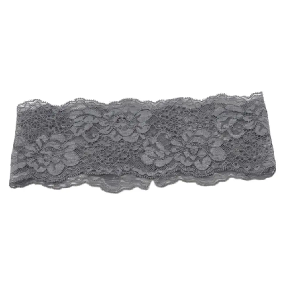 Modisches elastisches Haarband aus Mesh-Spitze, ausgehöhlt, elegantes Stirnband, leicht, atmungsaktiv, Kopfbedeckung, Kopfbedeckung für Damen und Mädchen – Detail 19