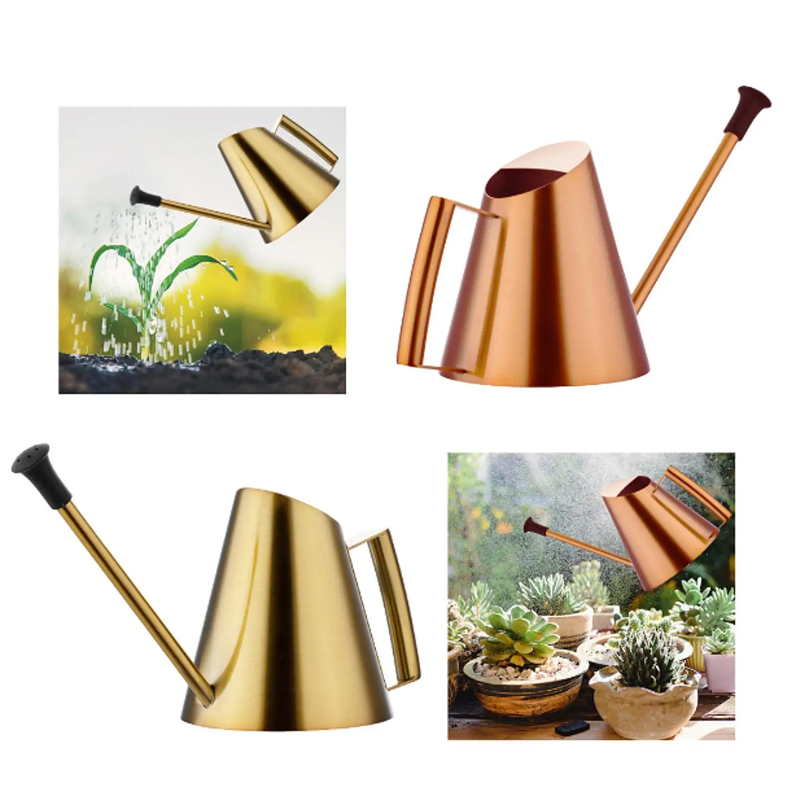 

Watering Can 900ml Farmhouse Planter Lawn Bonsai Yard Water Can Spray Bottle