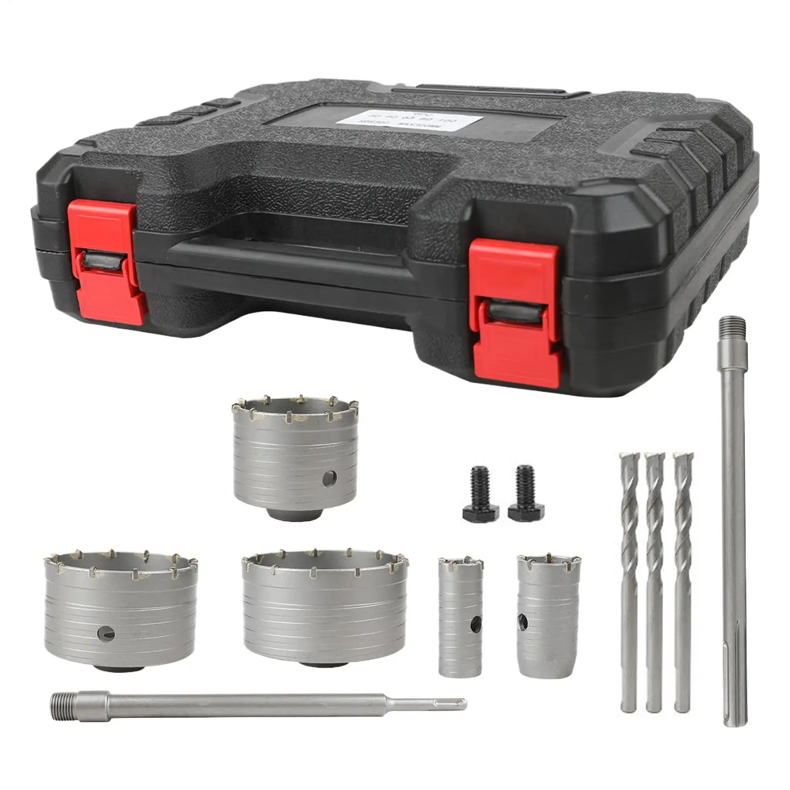 

Metal Hole Saw Kit Concrete Brick Hole Saw Drill Bit Metal Cutting Tool High Strength Project Drilling Accessories For Plumbing
