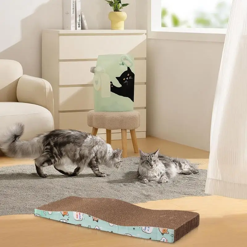 Cat Scratch Pad Double-Sided Cats Scratcher Mat Multi-Use Cat Floor Scratching Pad Cat Scraper For Cats Kitten Protect Couch