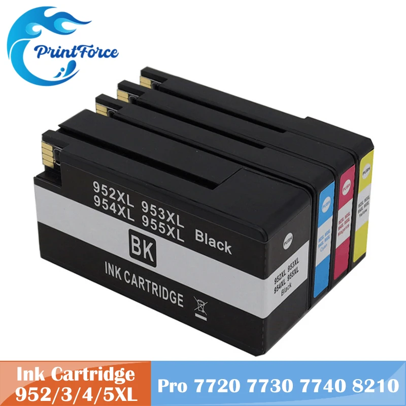 

952XL 953XL 954XL 955XL картридж для HP Officejet Pro 7720 7730 7740 8210 8216 8218 8710 8702 8715 8718 8720 8730 8740