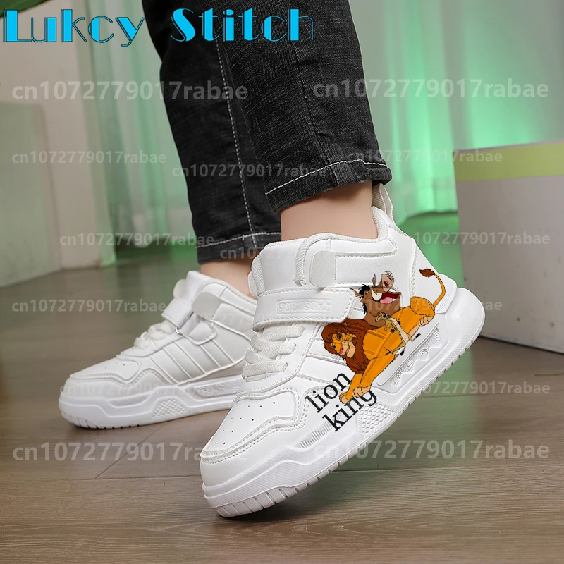 

Christmas High Quality Lion King 3D Printing Children shoes boys girls high-top thick sole arch support Shoes Gift