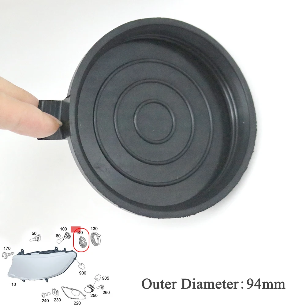 

Для Mercedes Benz W907 W910 Передняя фара Заднее уплотнение ближнего света Крышка Водонепроницаемая задняя лампа фары Пылезащитная крышка A9108260800