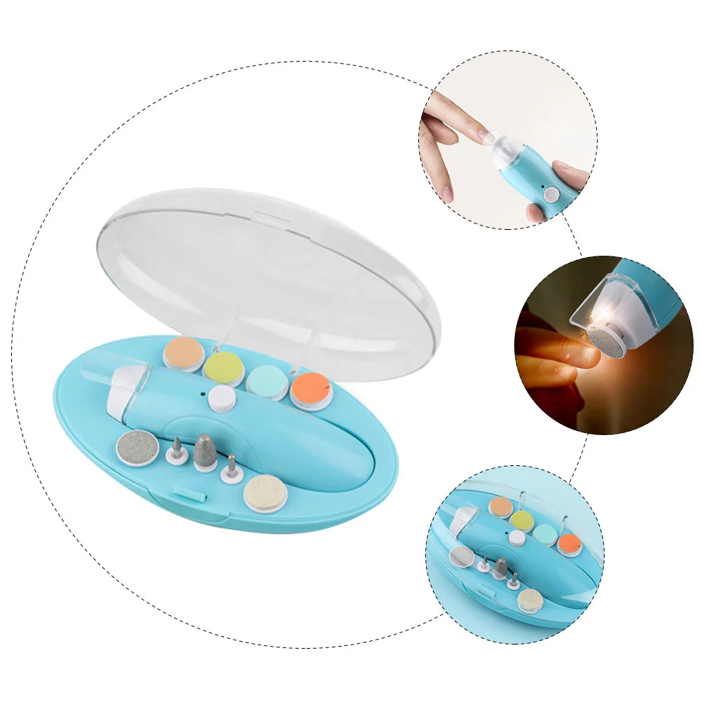 Moedor de unhas multifuncional kit broca elétrica apontador arquivo abs resina manicure polonês bebê recém-nascido criança ferramentas