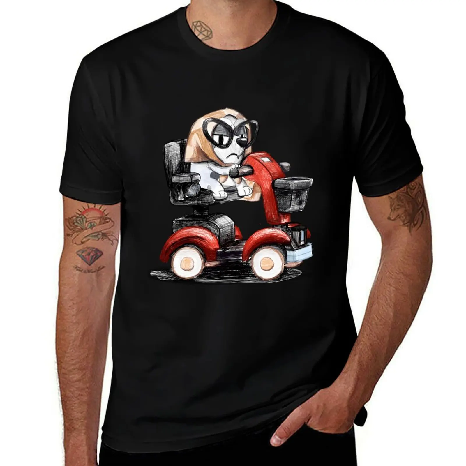 Grumpy Muffin Granny T-Shirt Stain Resistant Casual Tee T-Shirt