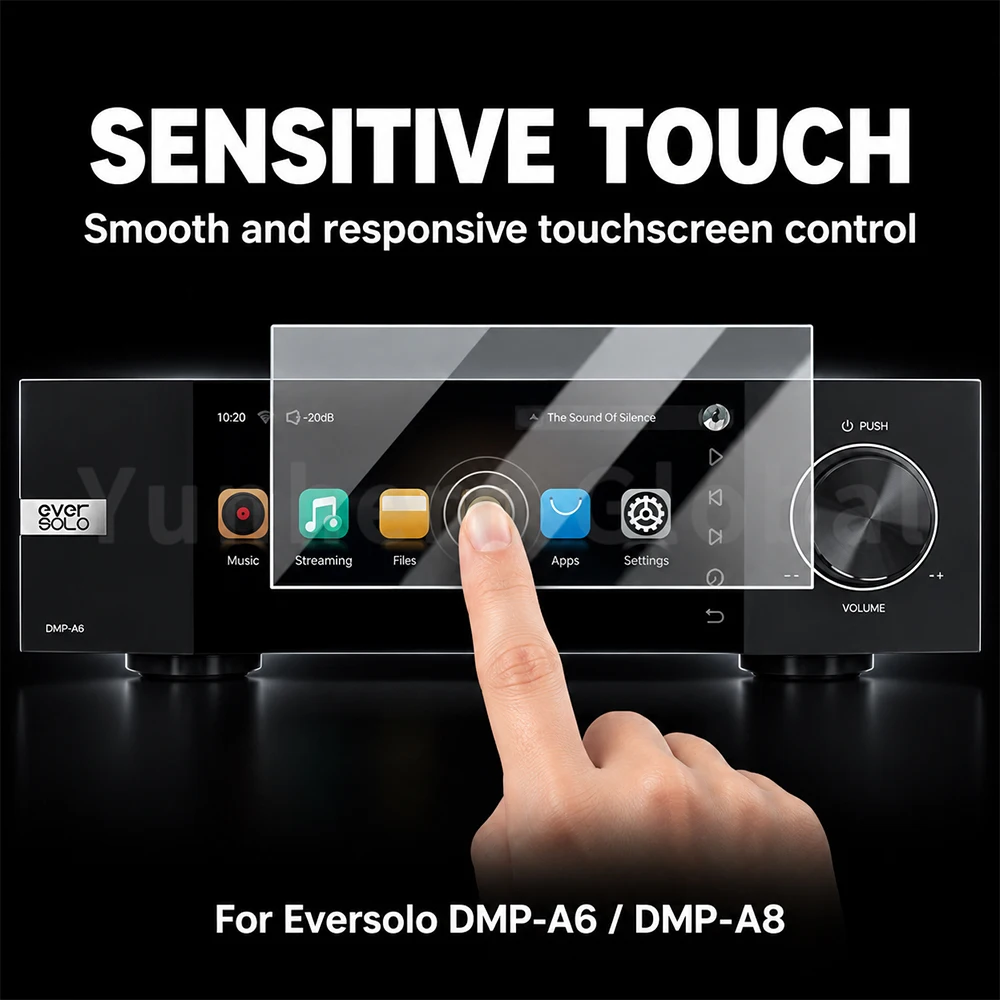 For Eversolo DMP A6 DMP A8 Tempered Glass HD Scratch-Proof Screen protector