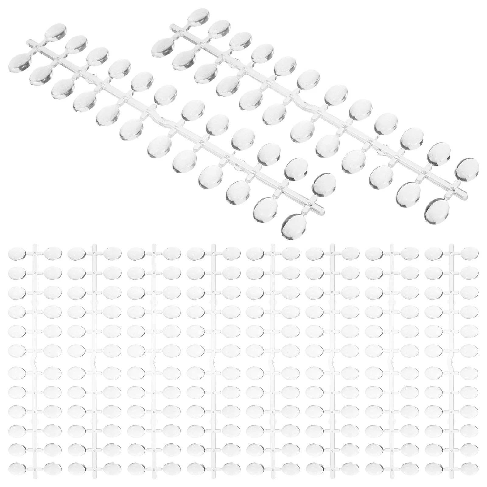 

12 комплектов, прозрачные средние овальные накладные ногти, дисплей, цветная таблица, доска, профессиональный дизайн ногтей, инструменты для салона дома