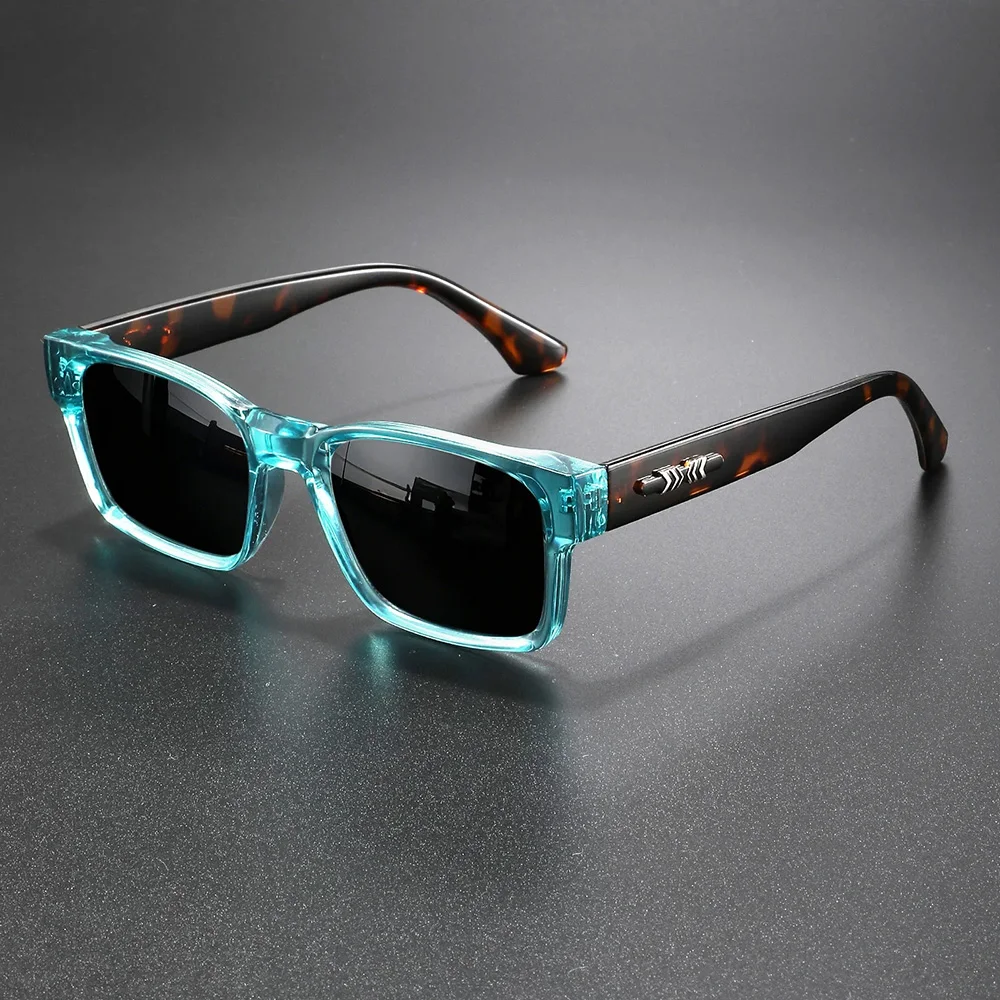 3er-Set Unisex Retro Punk Fashion Sonnenbrillen – Eckige UV400 Schutzbrillen für Outdoor-Abenteuer im Casual-Stil für Herren – Detail 10