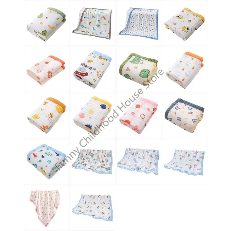 

D0LA 110x110cm/120x150cm детское одеяло хлопковые пеленки