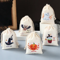 Happy Halloween Pumpkin Bat Bags Candy Bar Packing Box 2024 Halloween Decorations For Home Kids Trick Or Treat Gifts Bags