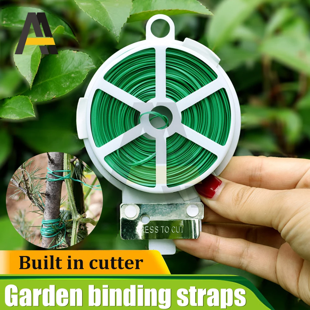 Fascette per cavi da giardino in nylon da 200M, nastro per fili elettrici, nastro per fili multifunzione, nastro riutilizzabile