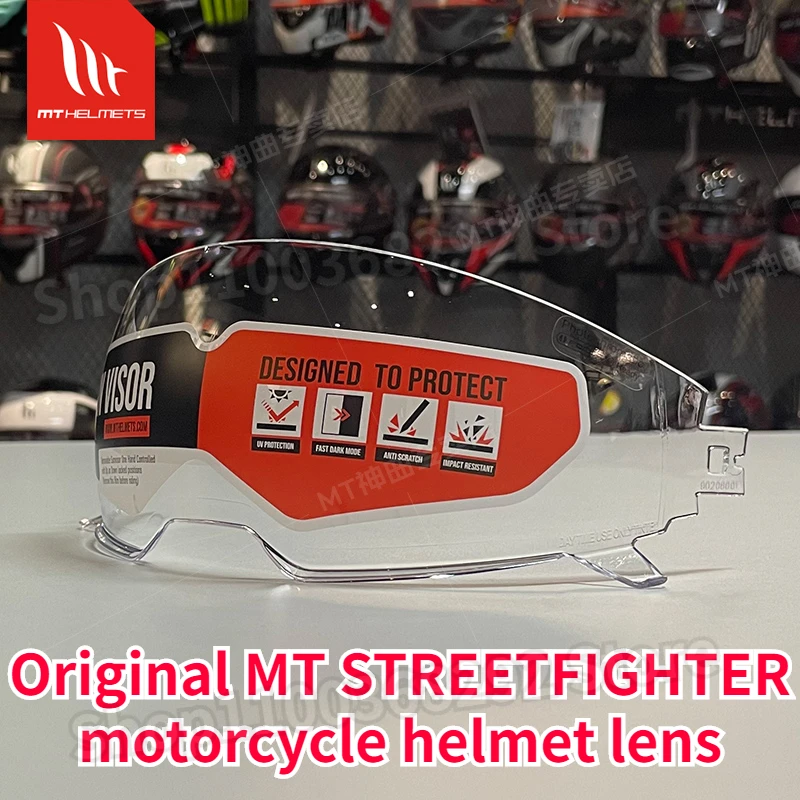 MT STREETFIGHTER Motorcycle Helmet Lens Silver Color Visor Original Helmet Accessories capacete de moto