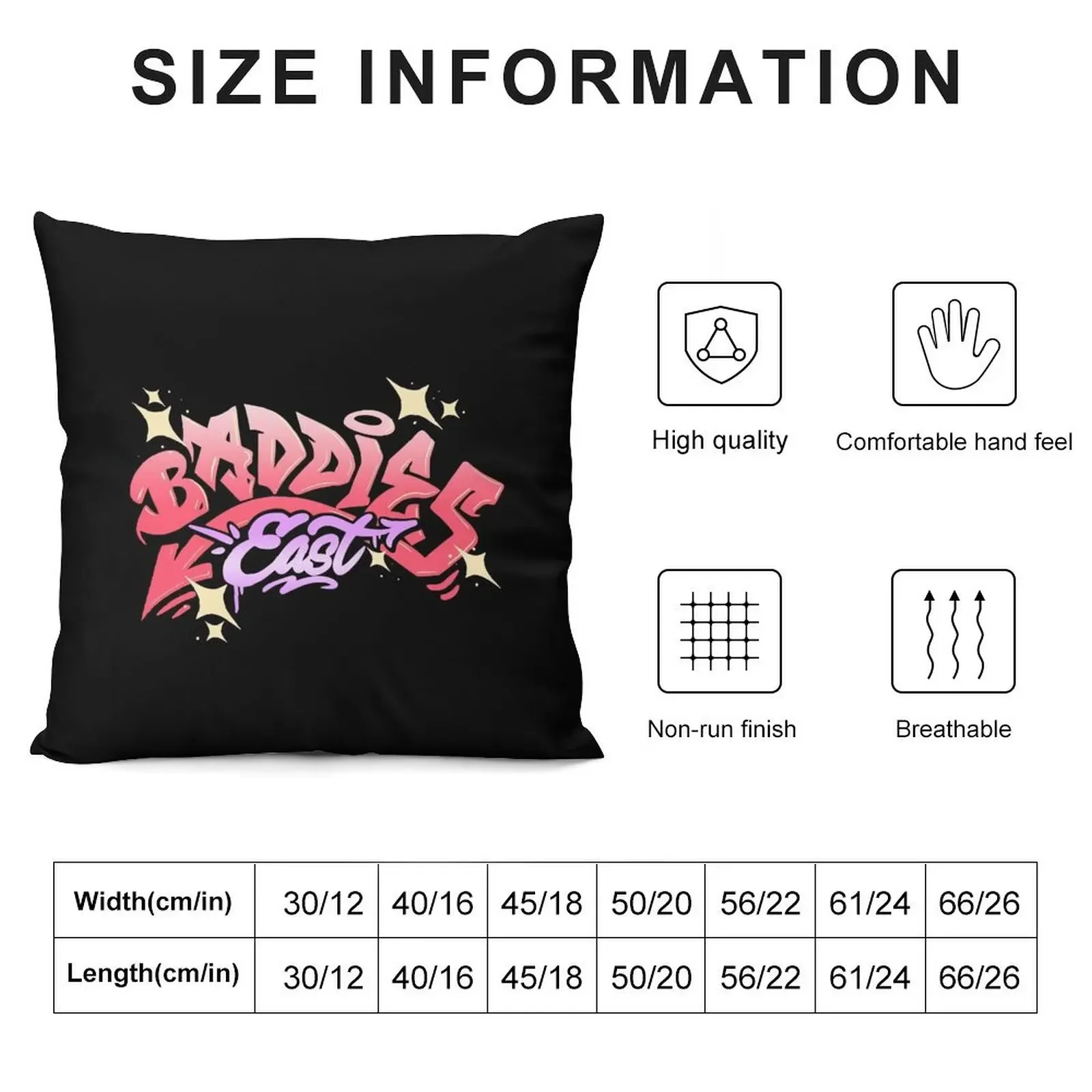 Natalie Nunn Merch Baddies East Throw Pillow Couch Cushions Christmas Pillowcase christmas supplies pillow